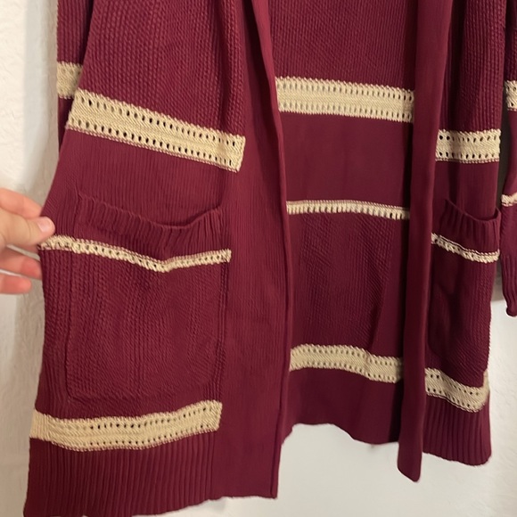 Lety & Me size medium striped cardigan - Picture 2 of 5